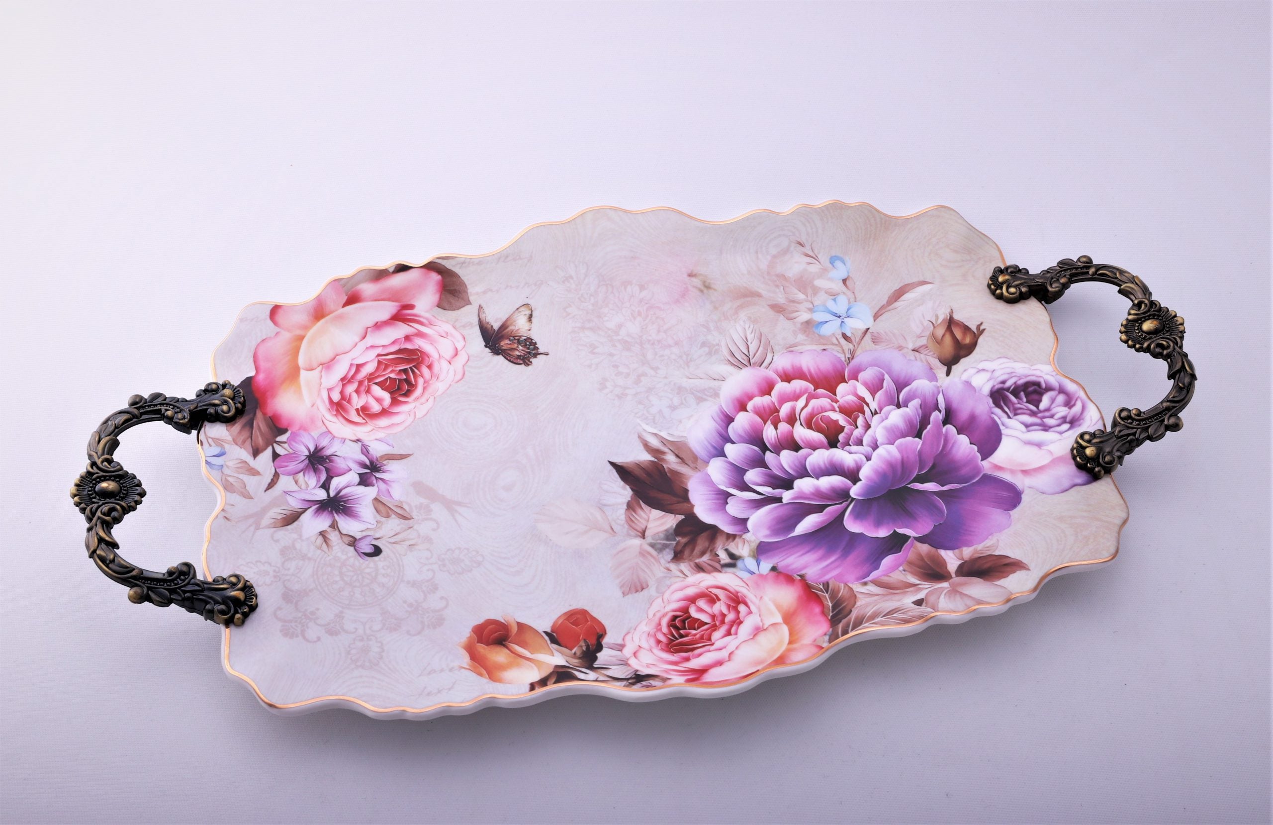 Tava de ceramica cu manere,